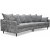 Gotland 4-sits svngd soffa 301 cm - Oxford gr + Mbeltassar