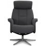 Peru reclinerftlj med pall - Gr
