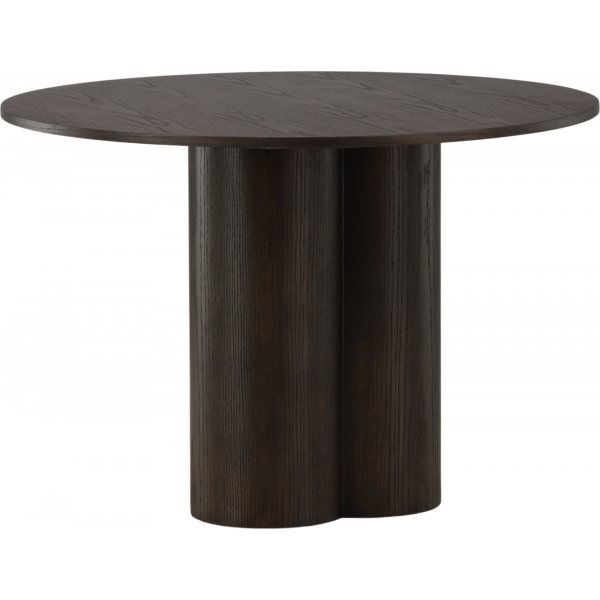 Table à manger ronde Olivia 110 cm en daim Table à manger ronde Olivia 110 cm en daim