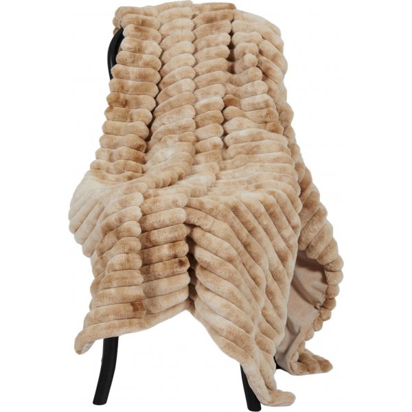 Stripy pl�d Toffee - 120 x 180 cm