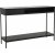 Table console Regal 120 x 34 cm - Placage frne laqu noir