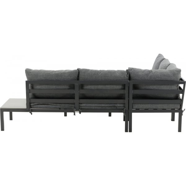 Groupe de canapés d'angle Odense - Noir/Gris Groupe de canapés d'angle Odense - Noir/Gris