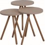 Triple satsbord 34 cm - Cappuccino