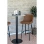 Dallas Barstol - Vintage brun/svart