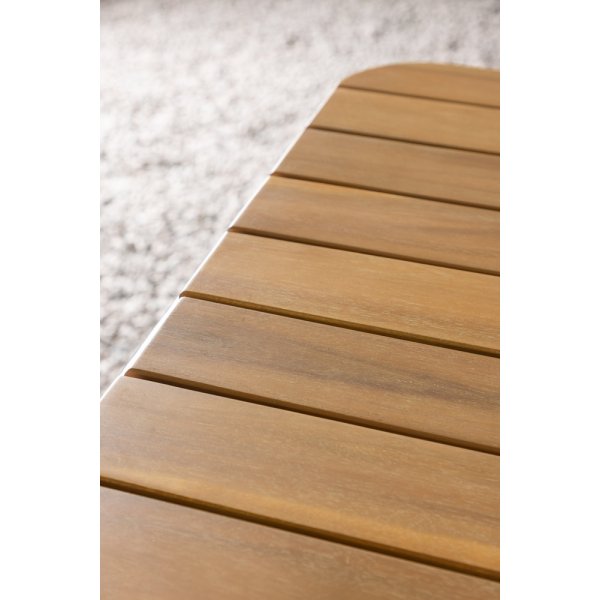 Holmbeck salontafel - Zwart/Natuurlijk