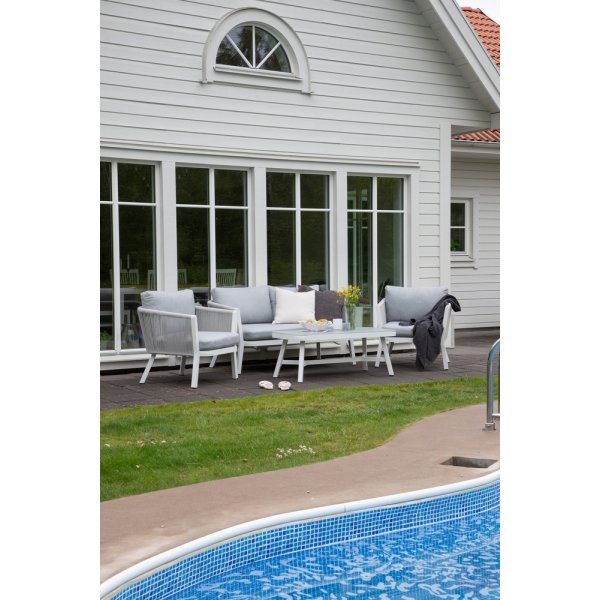 Groupe de canapés Virya - Gris/Blanc Groupe de canapés Virya - Gris/Blanc