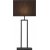 Pied de lampe tige - Noir - 61 cm