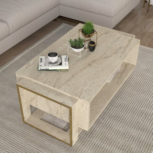 Table basse Bianco - Travertin Table basse Bianco - Travertin