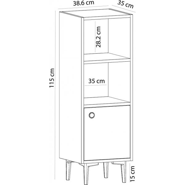 Alone sk�p - Safir/ek/antracit