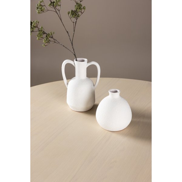 Table à manger Tyresö Ø120 cm - Blanchi Table à manger Tyresö Ø120 cm - Blanchi