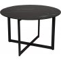 Figo runt soffbord 80 cm - Svart