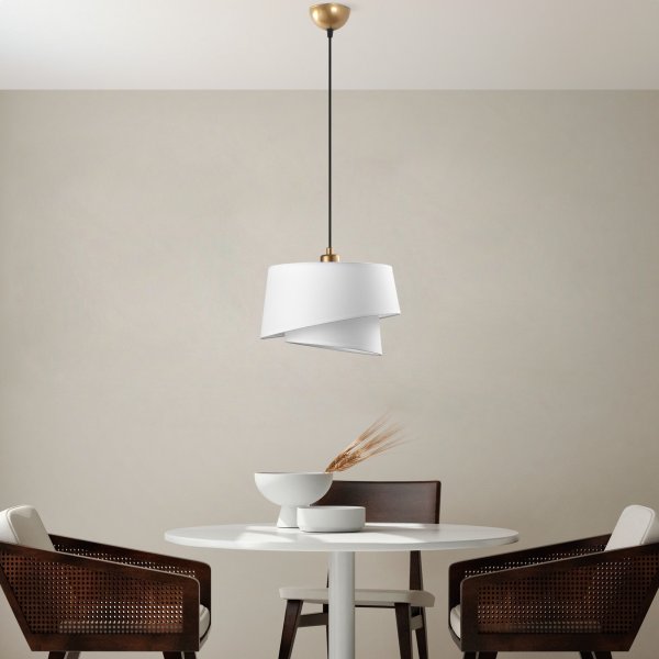 Stage taklampa 32 cm - Vit