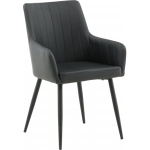 Fauteuil Paolo - PU noir