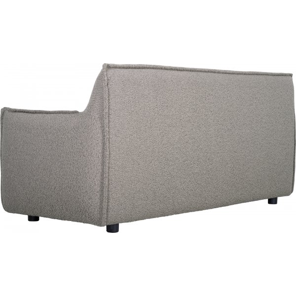 Soffa 3-sits i mörkbeige bouclè - Jupiter Soffa 3-sits i mörkbeige bouclè - Jupiter