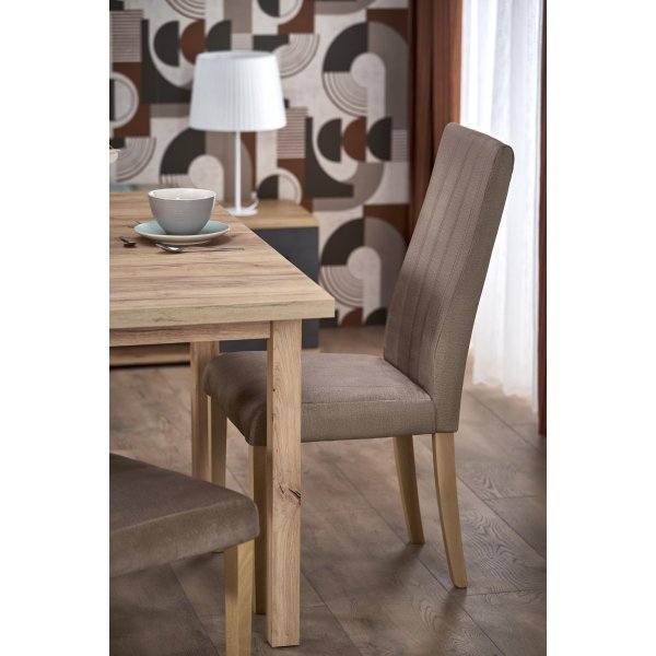 Table à manger Callahan 90-125 x 90 cm - Chêne artisanal Table à manger Callahan 90-125 x 90 cm - Chêne artisanal