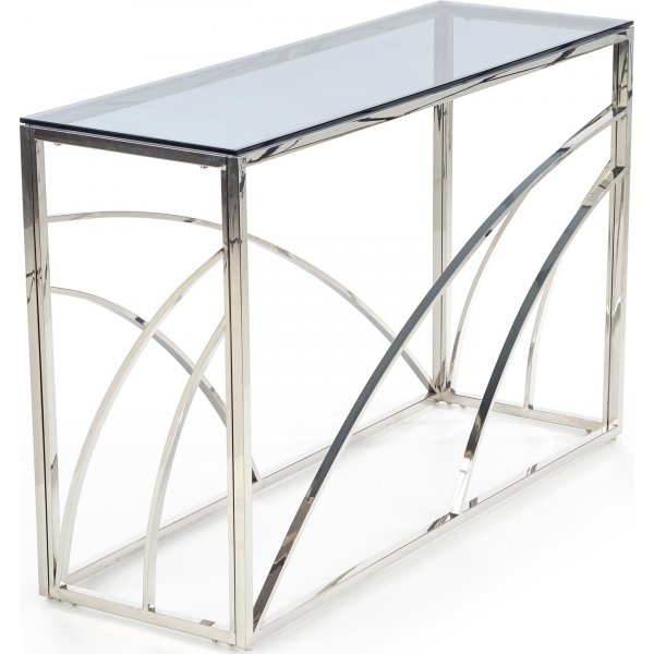 Table console Hibura 120x 40 cm - Argent