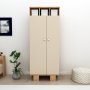Timmermanskast - Grenen/beige