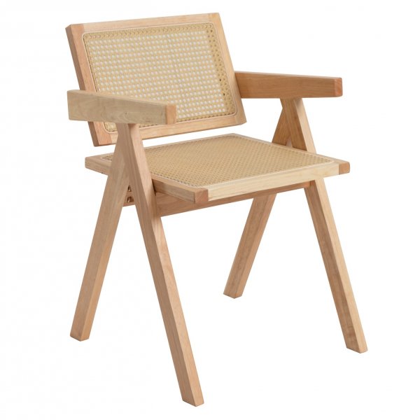 Anna karmstol - Natur med rotting i sits & rygg Anna karmstol - Natur med rotting i sits & rygg