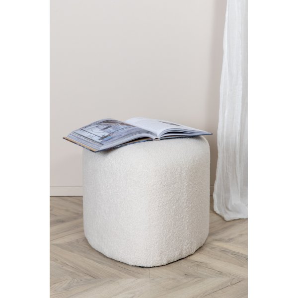 Pouf Tee - Peluche blanc Pouf Tee - Peluche blanc