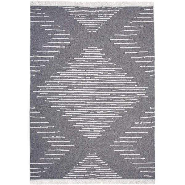 Serpent matta 150 x 80 cm - Gr�/vit