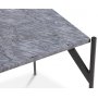 Accent soffbord 50 - Gr marmor / Svart
