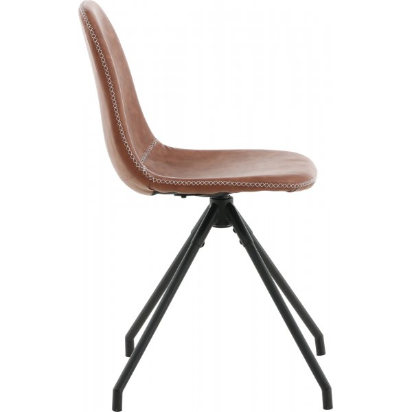 Bridge snurrbar matstol - Brun PU Bridge snurrbar matstol - Brun PU