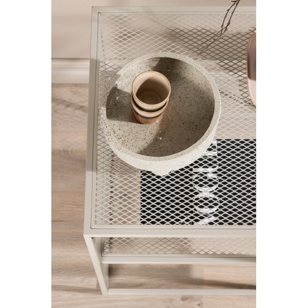 Table d'appoint Netz 55 x 55 cm - Beige Table d'appoint Netz 55 x 55 cm - Beige