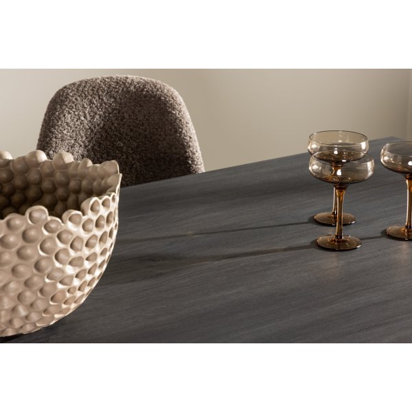 Bassholmen matbord 180 x 90 cm - Svart