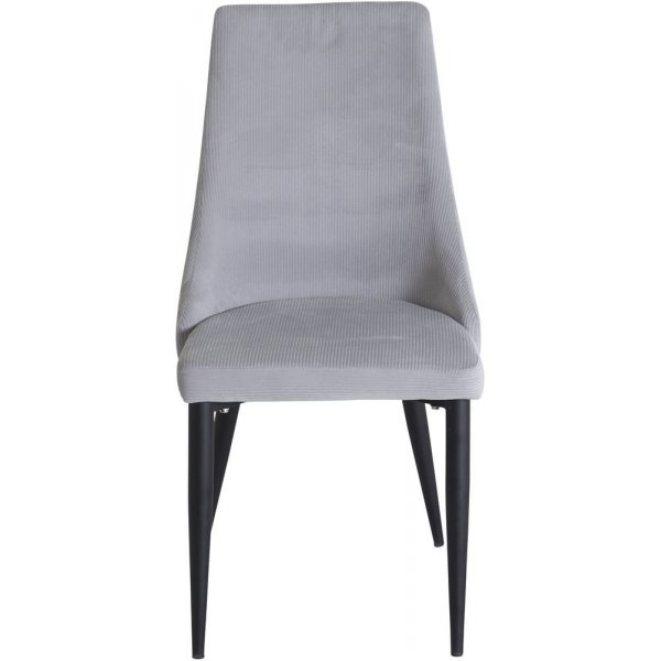 Laila matstol - Svart/ljusgrå manchester Laila matstol - Svart/ljusgrå manchester