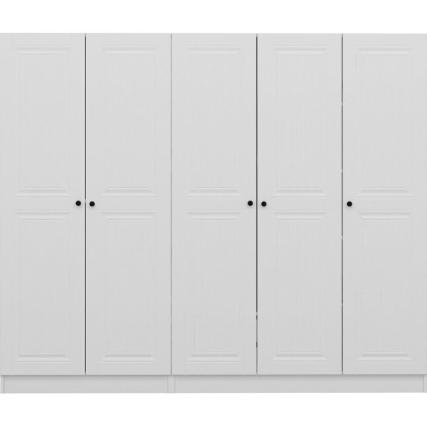 Armoire Capeto 225x52x190 cm - Blanc