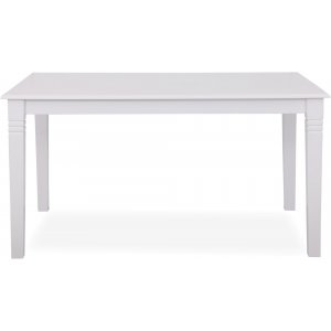 Nidingen vitt förlängningsbart matbord 140-230 cm + Fläckborttagare för möbler