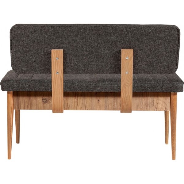 Groupe repas Vina 1053 avec canapé - Pin/anthracite Groupe repas Vina 1053 avec canapé - Pin/anthracite