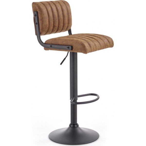 Hester barstol i brun vintage PU + Fläckborttagare för möbler Hester barstol i brun vintage PU + Fläckborttagare för möbler