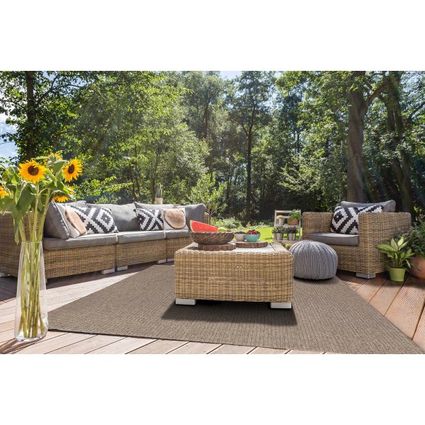 Pampero platgeweven tapijt Linnen