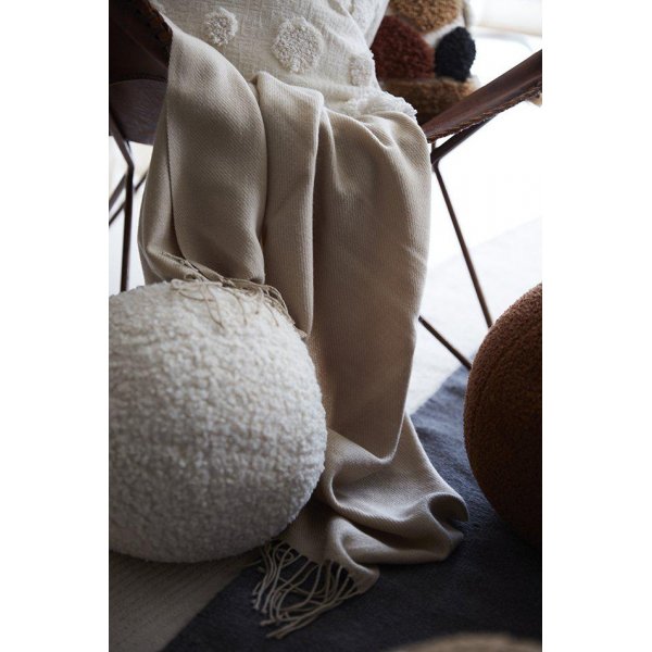 Elsie prydnadskudde 25 cm - Offwhite