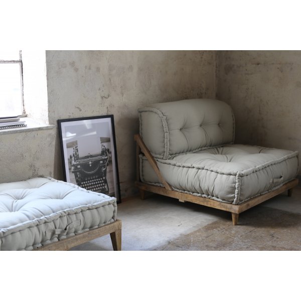 Heriya grå fotpall Heriya grå fotpall