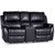 Enjoy Chicago Biosoffa - 2-sits soffa recliner (el) i svart konstläder