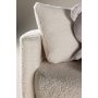 Kelso 2-sits barnsoffa - Vit teddy