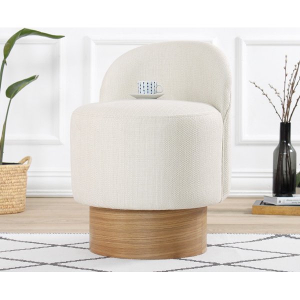 Pouf Barren - Crème Pouf Barren - Crème