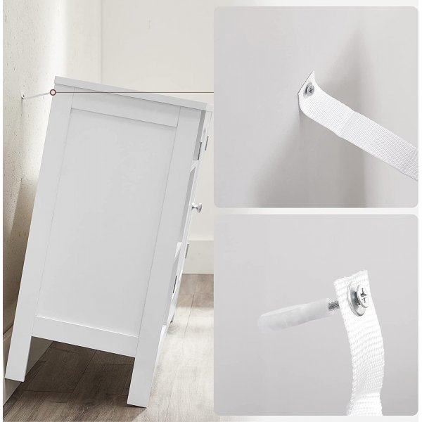 Meuble bas Annette 90 cm - Blanc Meuble bas Annette 90 cm - Blanc