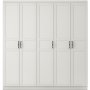 Henna kledingkast 175 x 50 x 210 cm - Wit