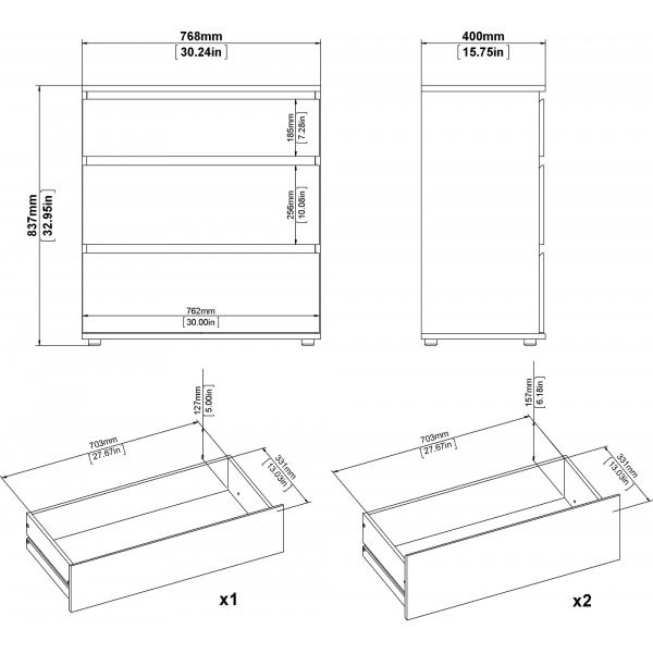 Nova byr med 3 ldor - Ek