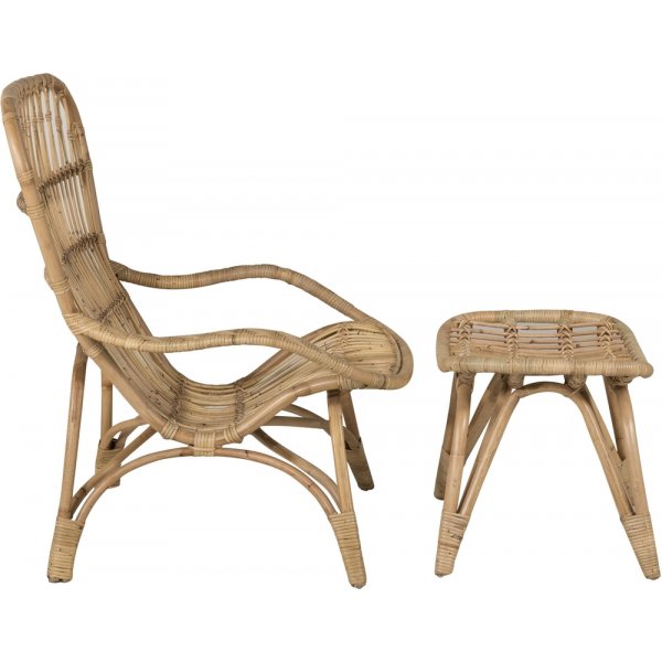 Fauteuil Ella - Nature/cru