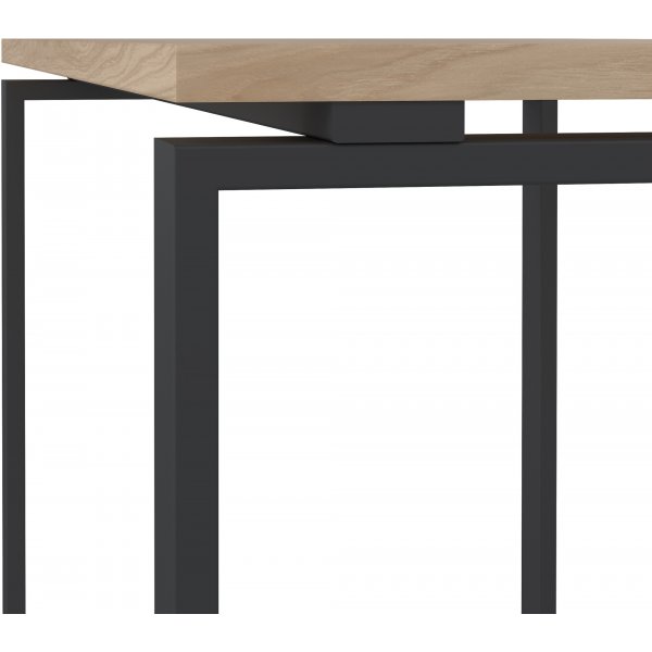 Bureau Sign 120 cm - Gris mat/hickory