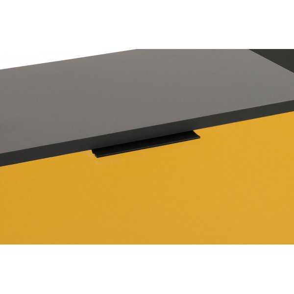 Ibiza TV-b�nk - Gul/antracit