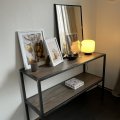 Kundbild Soho konsolbord industristil - Grå: Snyggt, gediget, tungt sideboard!