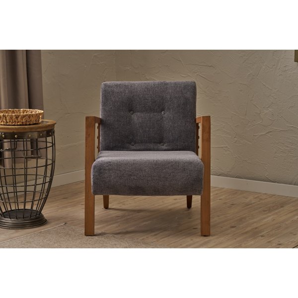 Fauteuil Kemer - Gris