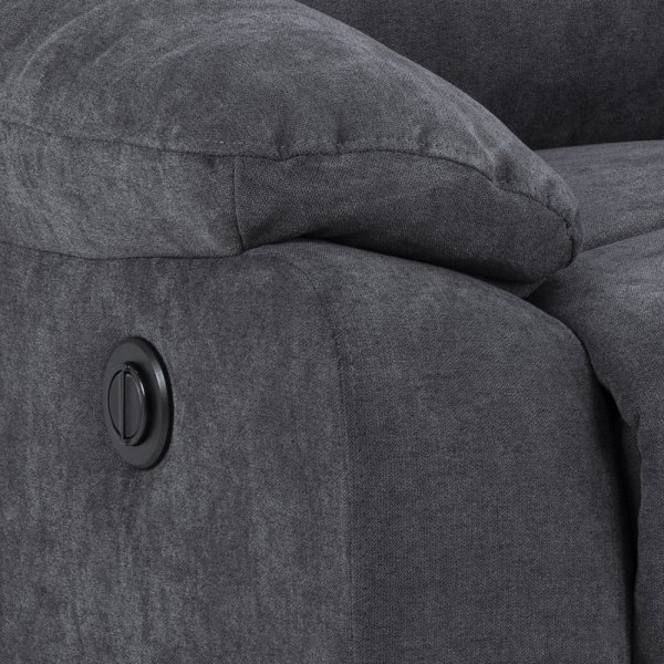 Mora 2-sits reclinersoffa - Grå Mora 2-sits reclinersoffa - Grå