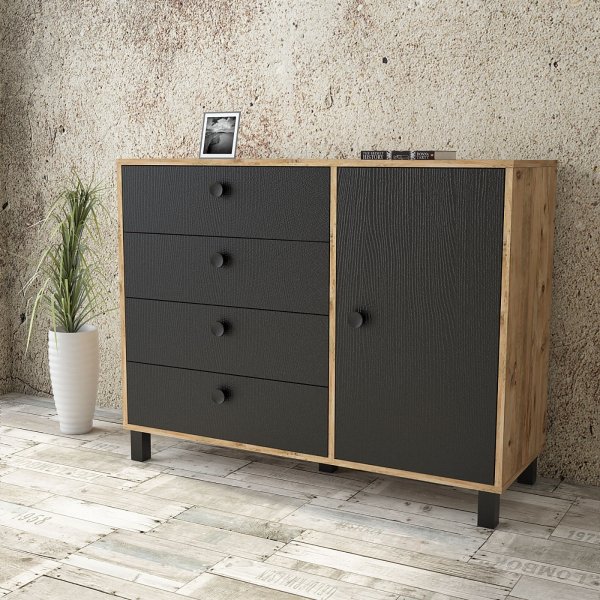 Vilamo byr 81 - Furu/svart