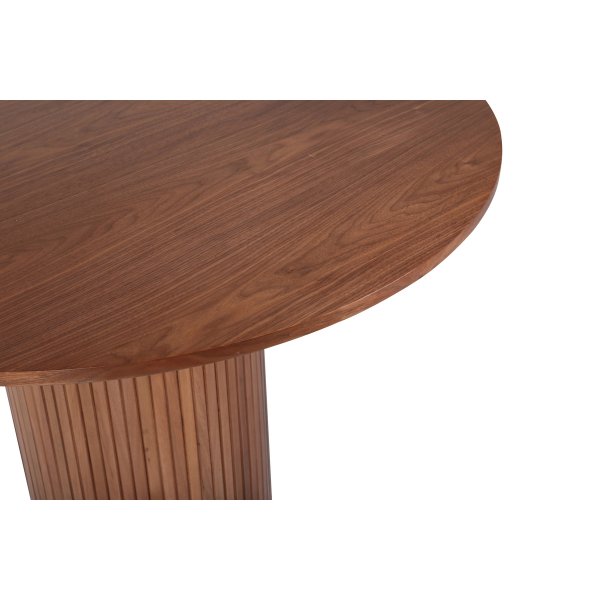 Nivå runt matbord i valnöt - Runt bord Ø110 cm Nivå runt matbord i valnöt - Runt bord Ø110 cm